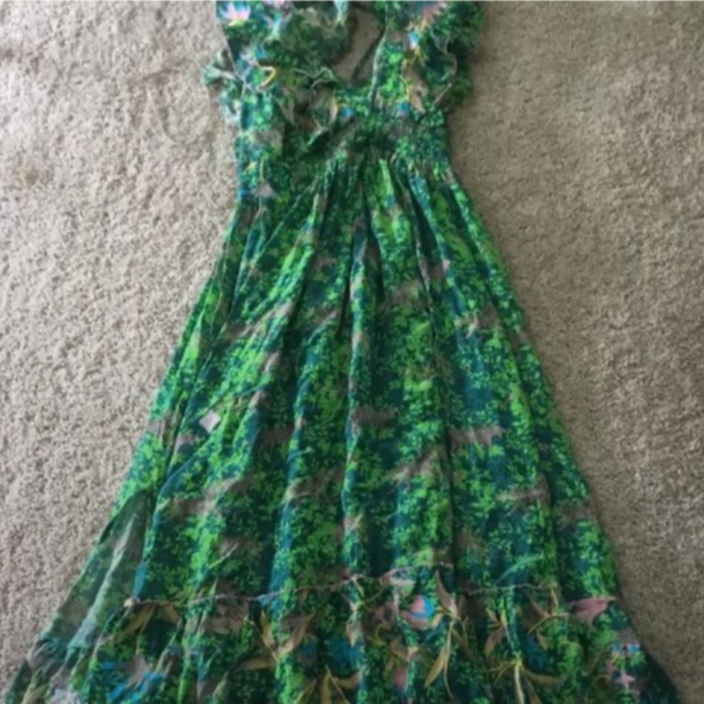 Taj by Sabrina Crippa Size XS leopard maxi dress